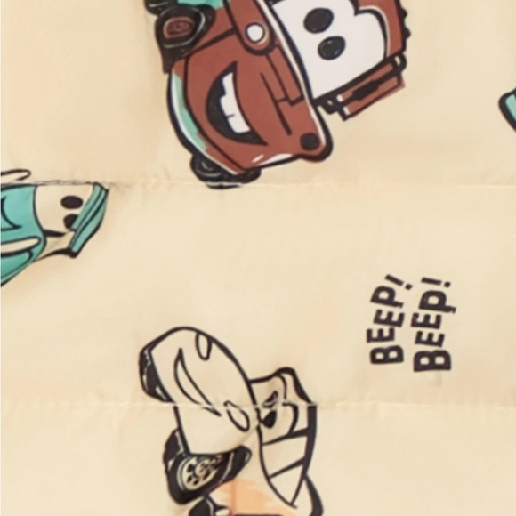 Disney Pixar Cars Character Baby Hooded Puffer Pram Suit, Sizes 6-9 Months - Picture 5 of 6